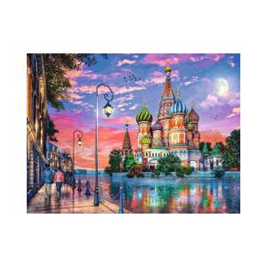 Puzzle 1500 Teile Moskau Papier - 28 x 6 x 38 cm