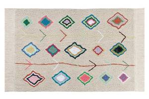 Baumwollteppich Kaarol - 140 x 200 Naturfaser - Textil - 140 x 1 x 200 cm