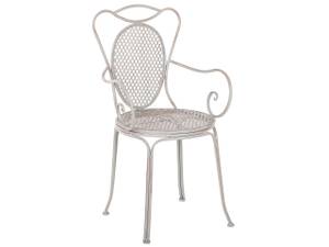 Bistro Set CILENTO 3-tlg Grau - Metall - 71 x 94 x 71 cm