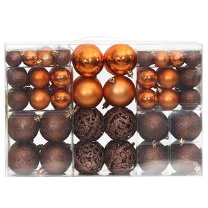 Boules de noël (lot de 100) 295555 Marron