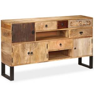 Sideboard 244938 Braun - Holzwerkstoff - Metall - Massivholz - Holzart/Dekor - 140 x 80 x 30 cm