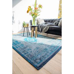 Tapis de salon FADING WORLD Turquoise - 80 x 160 cm