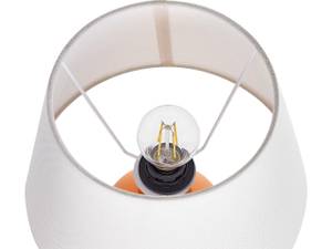 Lampe de table FABILOS Orange - Blanc