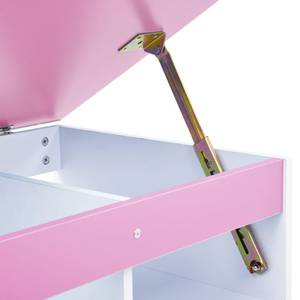 Kinderschreibtisch Pink - Holzwerkstoff - Massivholz - 55 x 87 x 100 cm