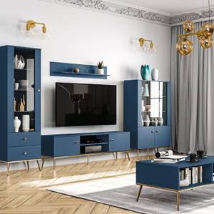 TV-Lowboard ARICIA Marineblau