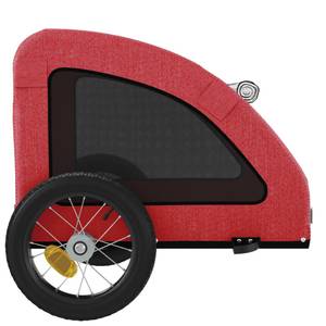 Remorque vélo pour chien 3028682 Rouge - 53 x 53 x 124 cm