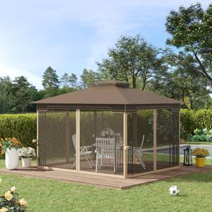 Pavillon 84C-320 Braun - Metall - 300 x 270 x 365 cm