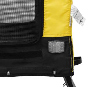 Remorque vélo pour chien 3028683-2 Jaune - 69 x 74 x 133 cm