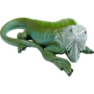 Figurine décorative Lizard Vert - Matière plastique - 21 x 9 x 9 cm