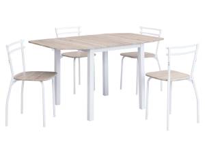 Ensemble Table et chaise MAEWIN Beige - Bois manufacturé