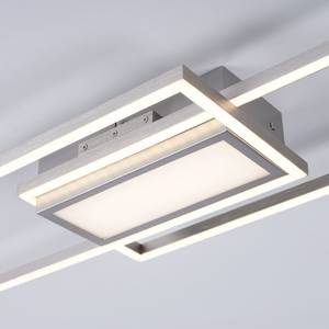 LED Deckenleuchte ASMIN Silber - Metall - 110 x 6 x 110 cm