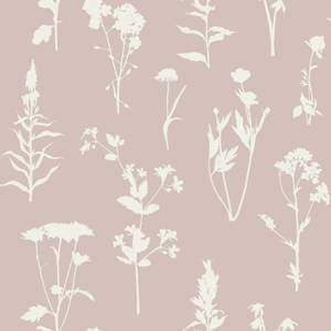 papier peint fleurs des champs 7385 Rose foncé