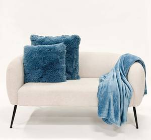 Coussin décoratif Fluffy Bleu ciel