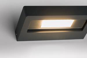 LED-Außenleuchte/Deckenleuchte TURN Grau - Metall - 22 x 4 x 13 cm