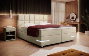 Boxspringbett Milano Beige - Breite: 160 cm - H2