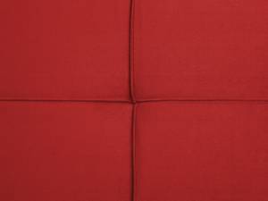 3-Sitzer Sofa HASLE Rot - Silber