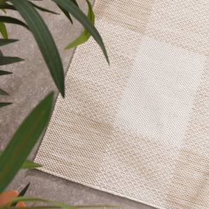 In- & Outdoor Teppich Ranch Checkerboard Beige - 80 x 150 cm