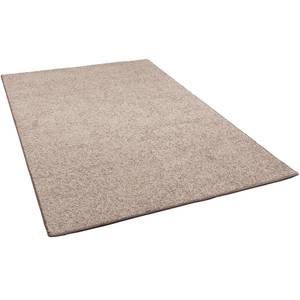Hochflor Velours Teppich Mona Taupe - 160 x 160 cm