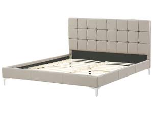 Doppelbett AMBERT Grau - Taupe - Breite: 188 cm