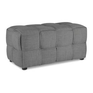 Pouf 2 places 1927 Gris - Textile - 86 x 40 x 43 cm