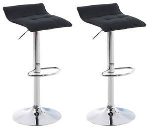 Tabouret de bar Madison Lot de 2 Noir