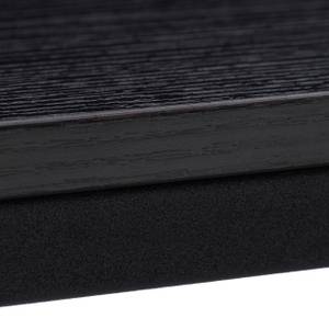 Beistelltisch schwarz mit Metallgestell Schwarz - Holzwerkstoff - Metall - 30 x 61 x 45 cm