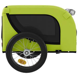 Remorque vélo pour chien 3028683-1 Noir - Vert - 63 x 66 x 125 cm