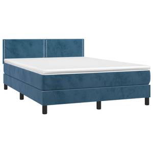 Boxspringbett 3017268-5 Dunkelblau - 144 x 203 cm