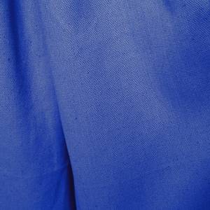 Hängesitz Baumwolle Blau - Braun - Holzwerkstoff - Textil - 100 x 160 x 130 cm