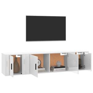 TV-Schrank 3er Set D509 Hochglanz Weiß