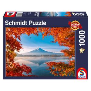 Puzzle Herbstpracht des Berges Fuji Papier - 28 x 6 x 38 cm