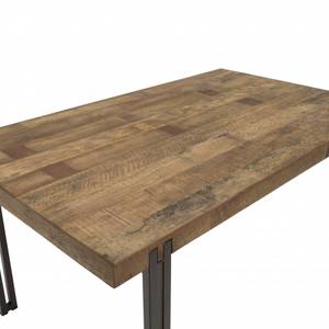 Table à manger en bois mahogany Marron - Bois massif - 90 x 79 x 150 cm