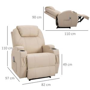 Massagesessel 700-029V02CW Beige