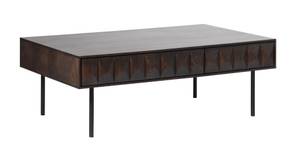 Table basse Latina Marron - En partie en bois massif - 71 x 41 x 117 cm