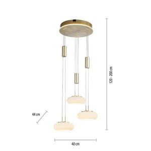 LED Pendellampe Q ETIENNE Smart Home Messing - Kunststoff - 35 x 200 x 350 cm