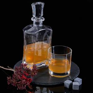 5-tlg. Whisky Set mit Karaffe & Gläsern Glas - 13 x 26 x 7 cm