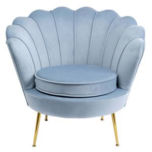 Fauteuil Water Lily Gold Bleu