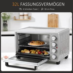 Minibackofen 800-087SR Silber - Metall - 39 x 34 x 53 cm