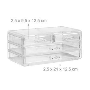 2 x Make Up Organizer transparent Durchscheinend