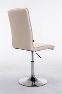 Chaise de bureau Peking V2 Blanc crème
