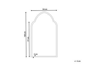 Dekospiegel ACONCHI Gold - Metall - 54 x 100 x 3 cm