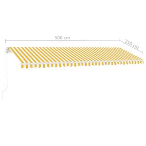 Markise 3006543-2 Gelb - Metall - 500 x 350 x 500 cm