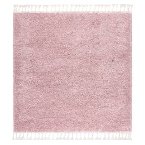 Tapis Berber Carré 9000 Rose Franges 120 x 120 cm