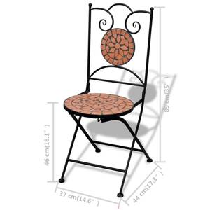 Chaise de jardin Marron