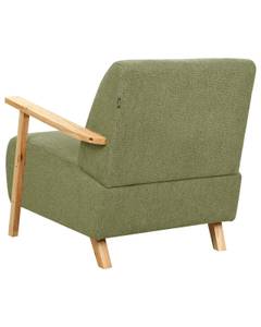 Fauteuil LESJA Vert - Chêne clair