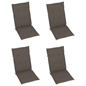 Gartenstuhl (4er Set) 3016489-3 Taupe