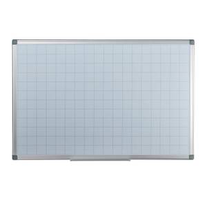 Whiteboard Planer Weiß - Metall - 90 x 60 x 5 cm