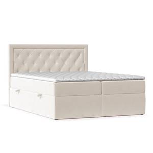 Boxspringbett Maestro Ecru - Breite: 140 cm