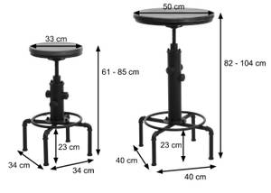 Bartisch-Set N23 (3-teilig) Braun