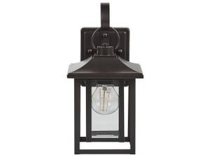 Lampe murale pour l'extérieur ALMOND Noir - Métal - 20 x 34 x 12 cm